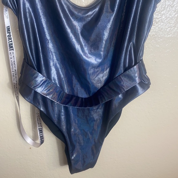 COPY - House of CB nereid iridescent grey one piece NWT large - Picture 6 of 8